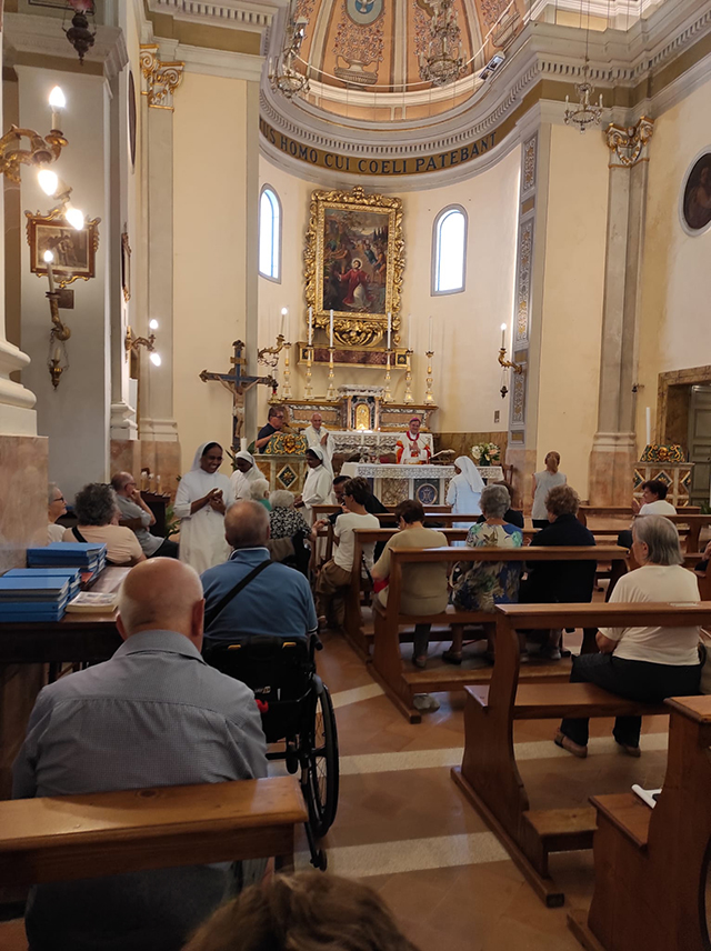 Nella foto un momento della celebrazione del 23 luglio 2025 nella chiesa di Santo Stefano a Maiolati Spontini per la Giornata dei Nonni e degli AnzianiNella foto un momento della celebrazione del 23 luglio 2025 nella chiesa di Santo Stefano a Maiolati Spontini per la Giornata dei Nonni e degli AnzianiNella foto un momento della celebrazione del 23 luglio 2025 nella chiesa di Santo Stefano a Maiolati Spontini per la Giornata dei Nonni e degli Anziani